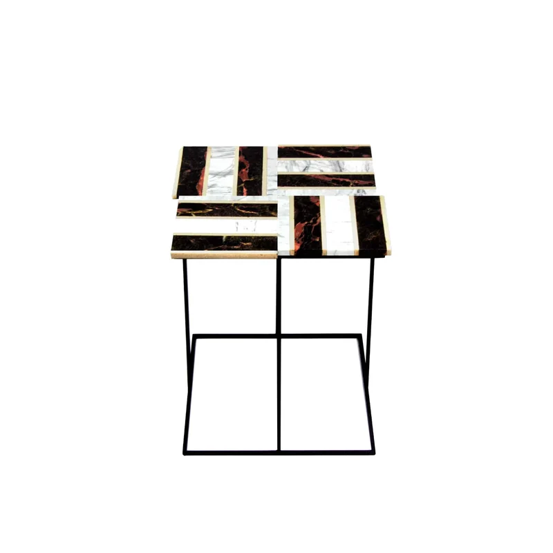 Stone Side Table INTARSIO by Nicola Di Froscia for DFdesignLab