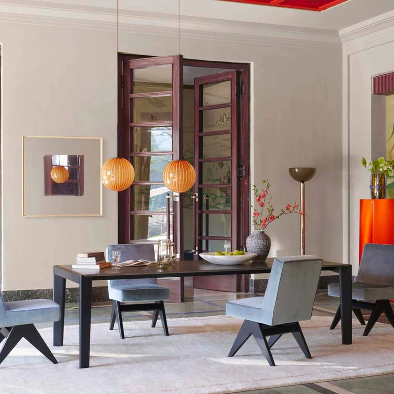 Wool Round Carpet SAHARA, designed by Cassina