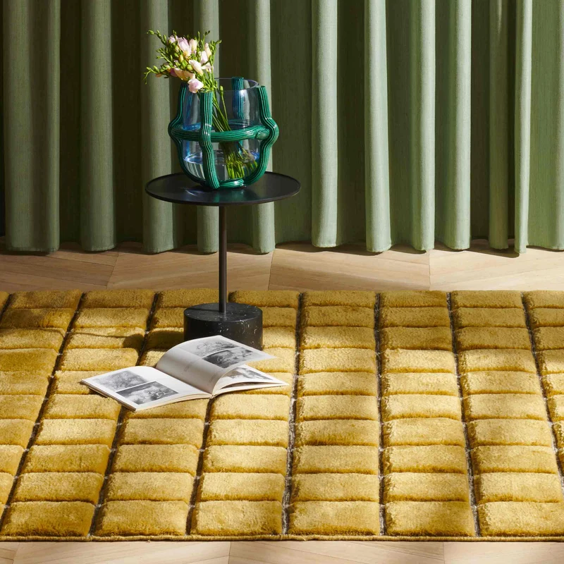 Wool Rectangular Carpet SAHARA GRID, designed by Cassina