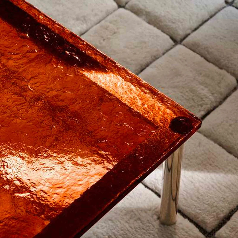 Coffee Table - "10-P Table en Tube", designed by Le Corbusier, Pierre Jeanneret, Charlotte Perriand for Cassina