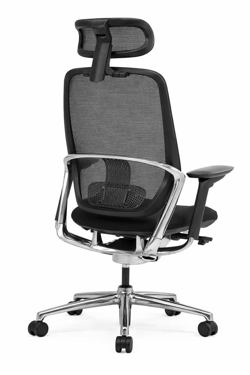 Siège ergonomique Yuki avec têtière - Synchrone 4D