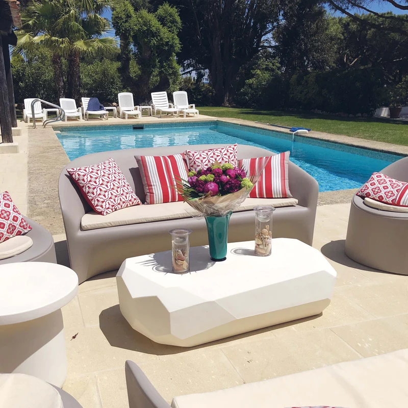 Outdoor Coffee Table METEOR by Arik Levy for Serralunga