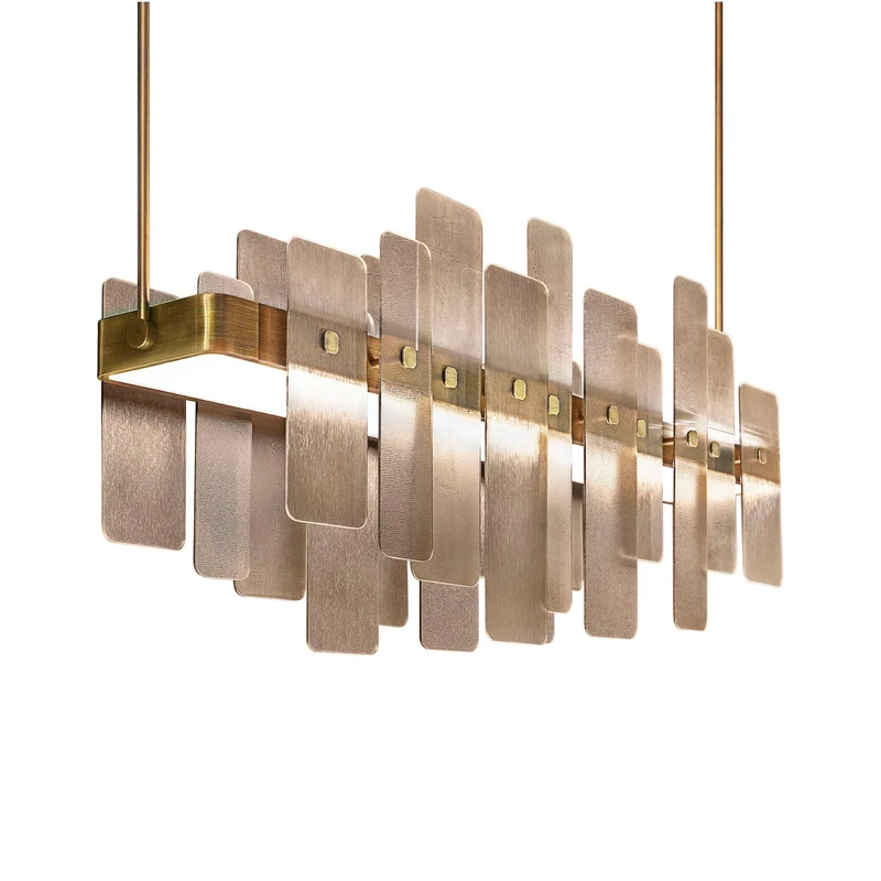 Brass Suspension Lamp OSCAR by Sicis