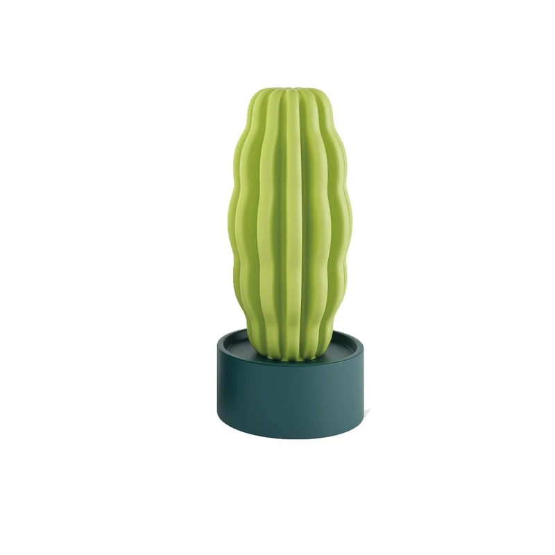 Decorative Object CACTUS LONG & CACTUS LARGE Set of Two by Alessandra Baldereschi for Serralunga