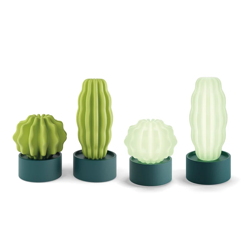 Decorative Object CACTUS LONG with Light by Alessandra Baldereschi for Serralunga