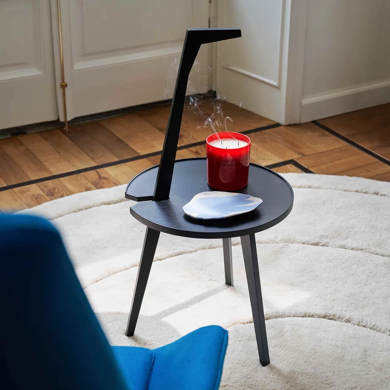 Ash Wood Accent Table CICOGNINO, designed by Franco Albini for Cassina