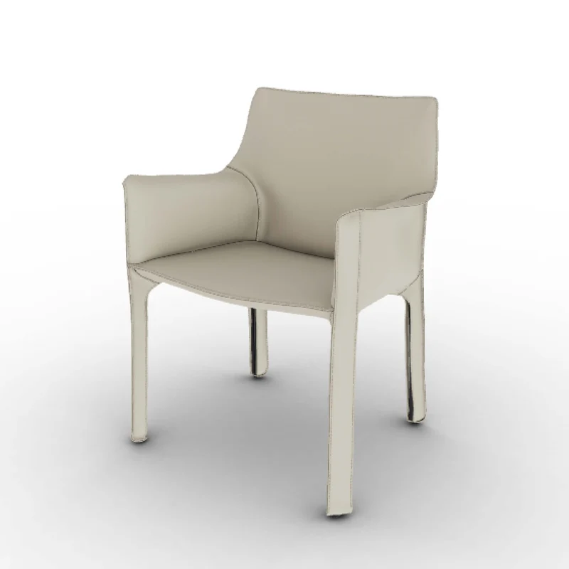 Leather Armchair CAB 413, designed by Mario Bellini for Cassina