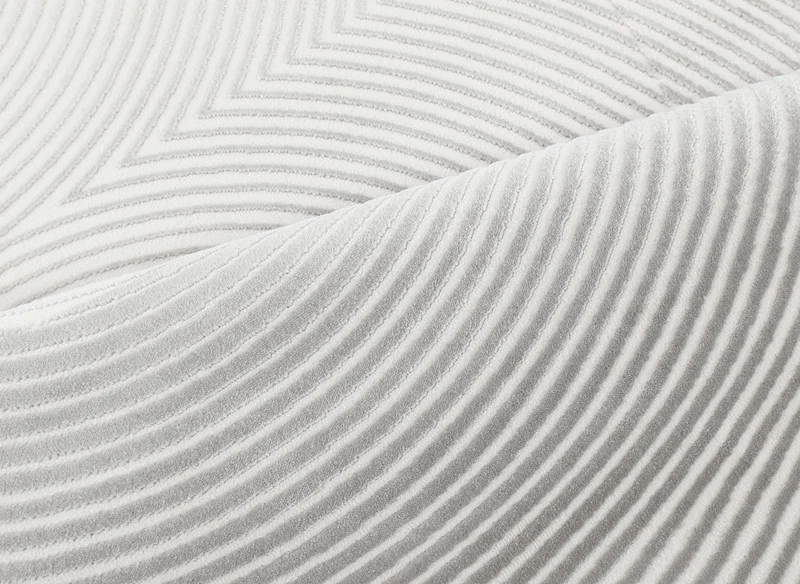 Tapis gris à motifs ronds 160 x 230 cm UTAH