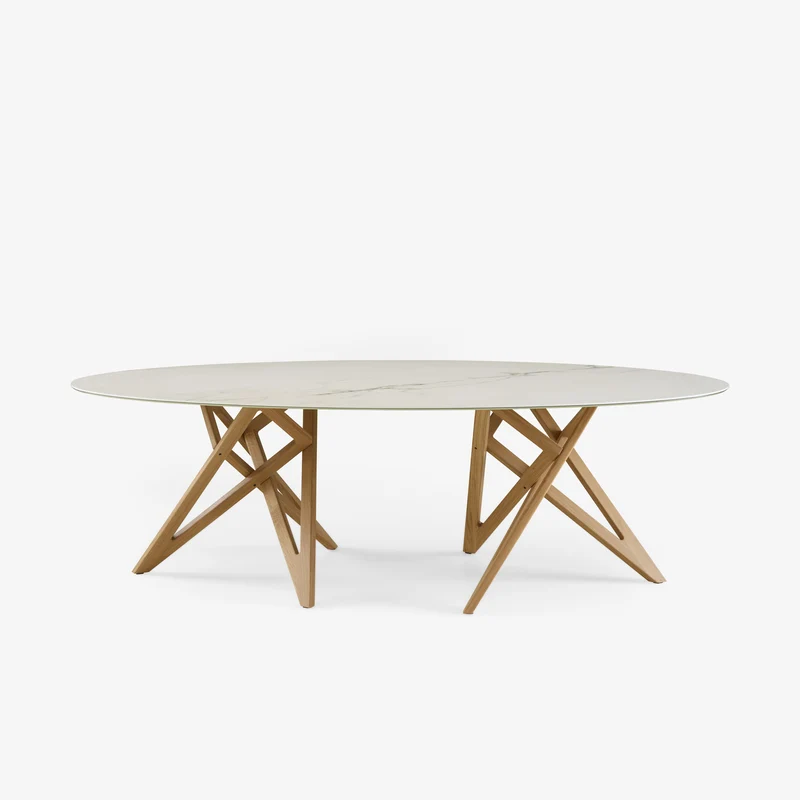 ENNÉA - Table repas ovale