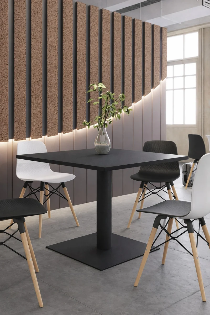 Table de Collectivité Carrée Tempo – Plateau Stratifié