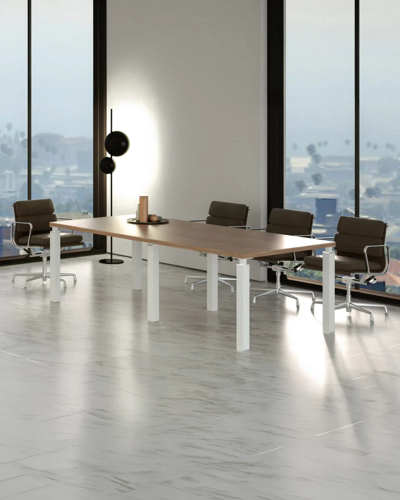 Table de Réunion Design Quatro : 220 x 100 cm