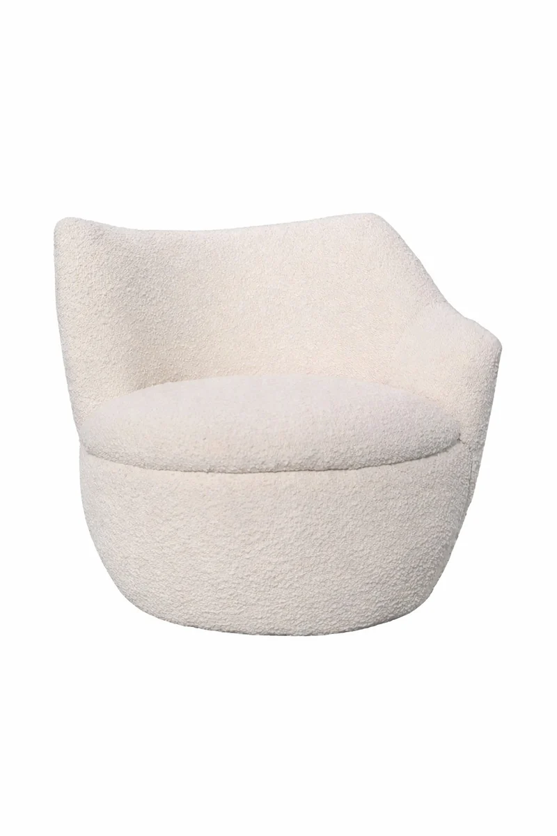 Chauffeuse d’accueil Kurl tissu bouclette
