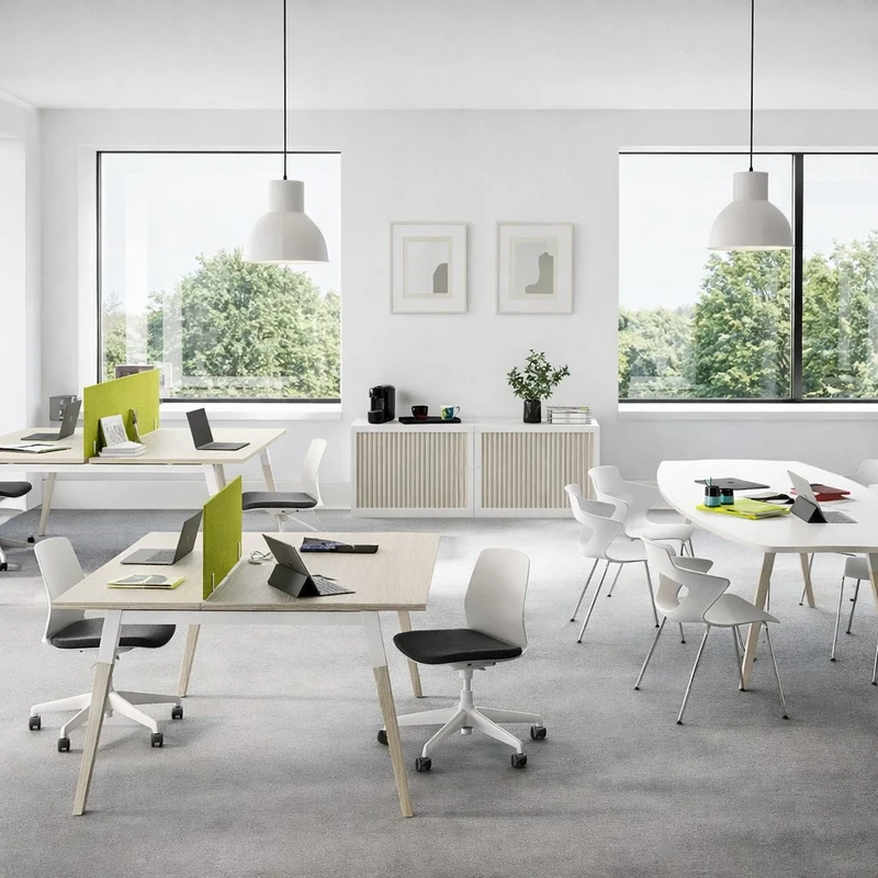 Bureau Bench OSLO pour 2 personnes P143 et 163 cm