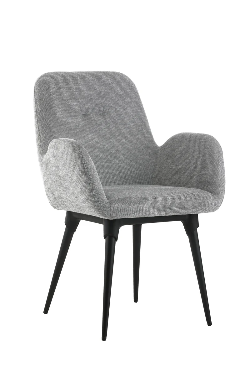 Fauteuil d'accueil et réunion Shino – Pieds métal