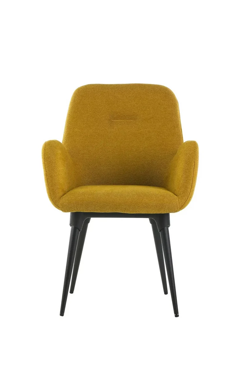 Fauteuil d'accueil et réunion Shino – Pieds métal