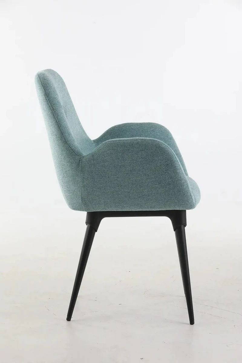 Fauteuil d'accueil et réunion Shino – Pieds métal