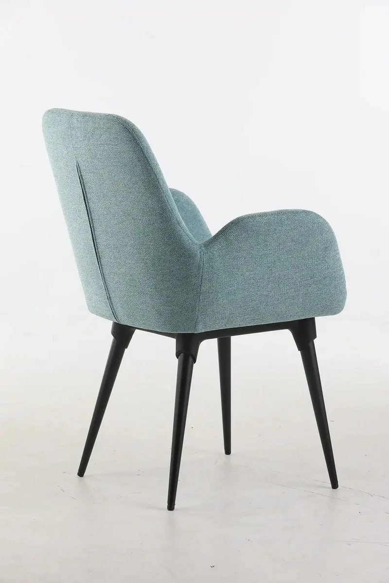 Fauteuil d'accueil et réunion Shino – Pieds métal