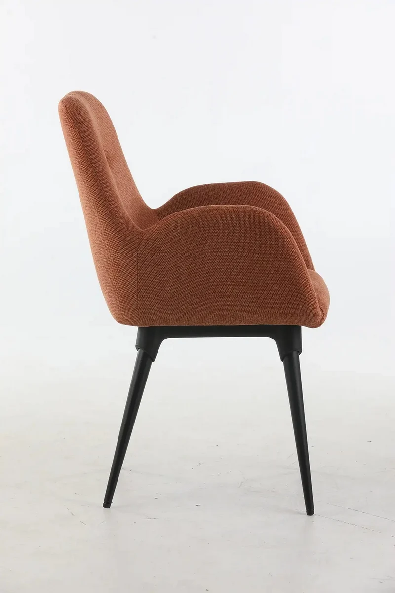 Fauteuil d'accueil et réunion Shino – Pieds métal