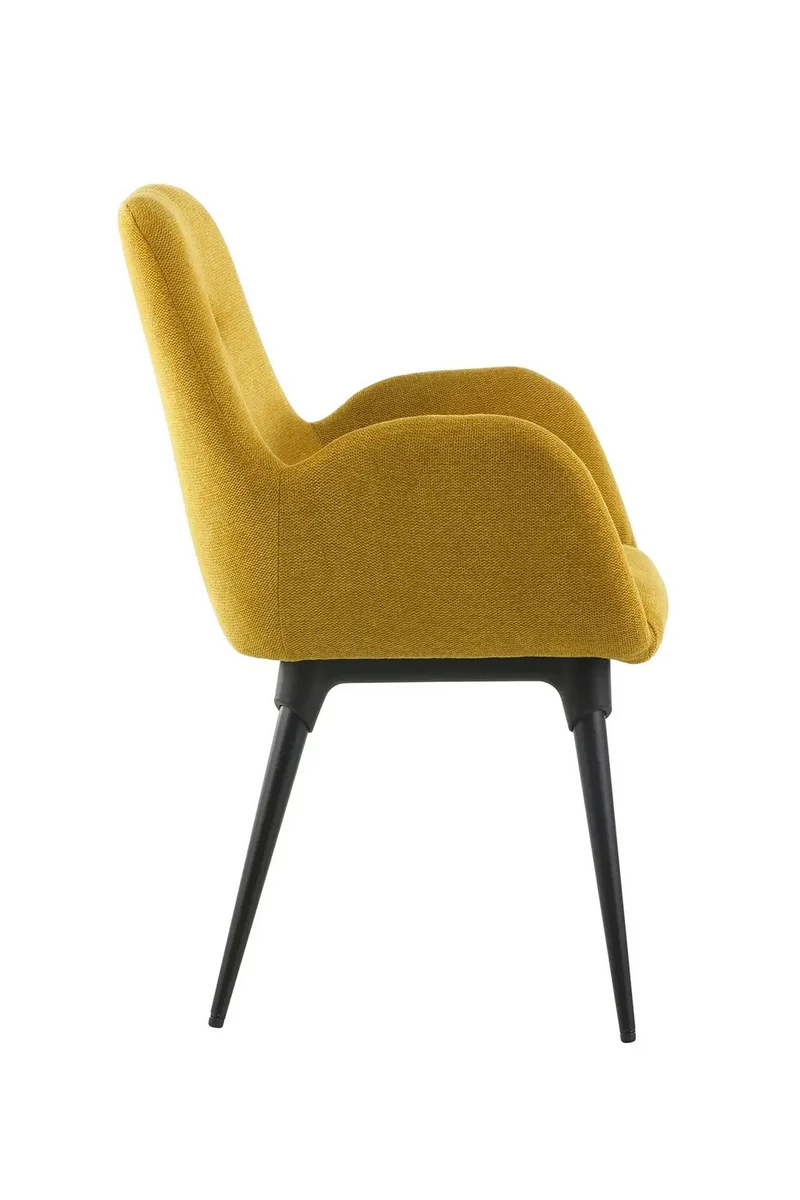 Fauteuil d'accueil et réunion Shino – Pieds métal
