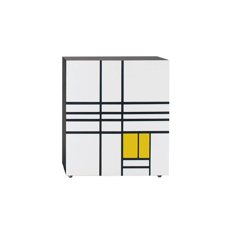 Cabinet HOMAGE 1 TO MONDRIAN by Shiro Kuramata for Cappellini