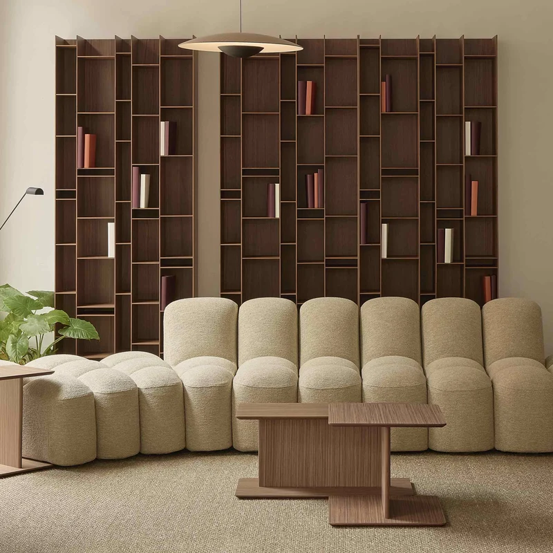 Modular Bookcase RANDOM by Eva Paster & Michael Geldmacher for MDF Italia