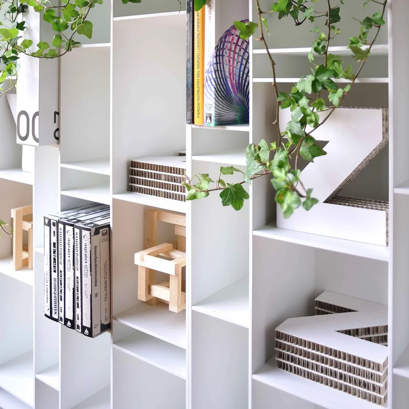 Modular Bookcase RANDOM by Eva Paster & Michael Geldmacher for MDF Italia