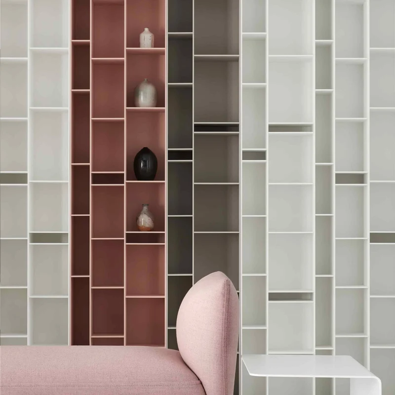 Modular Bookcase RANDOM by Eva Paster & Michael Geldmacher for MDF Italia