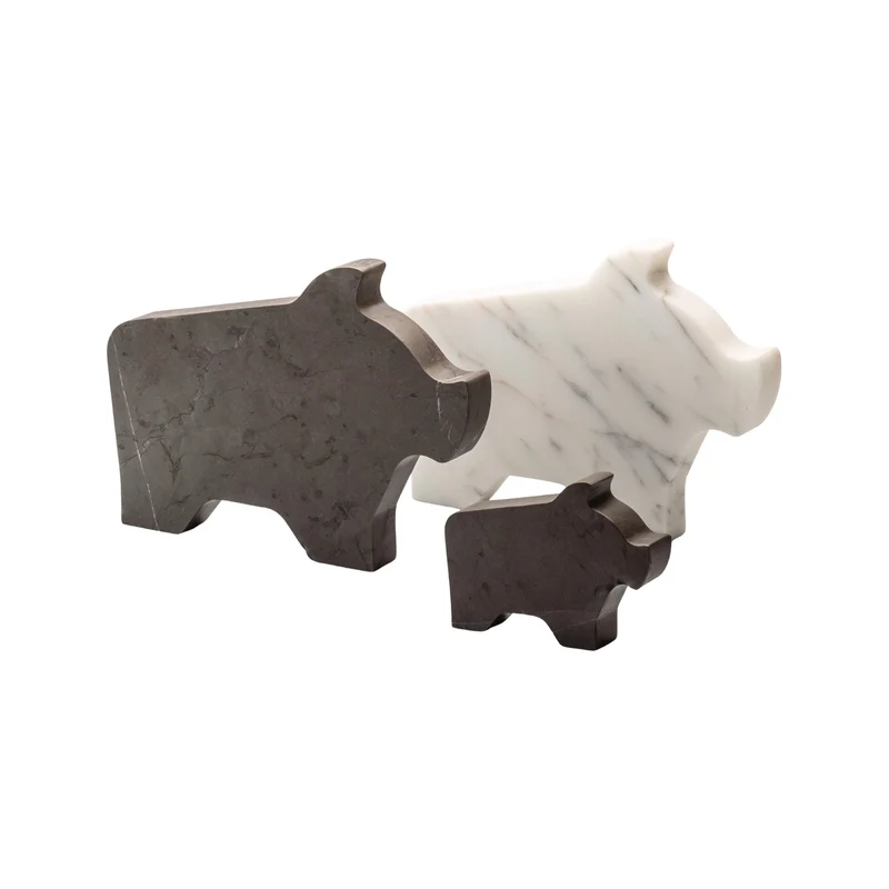Marble Paperweight MAIALINO GRANDE by Alessandra Grasso