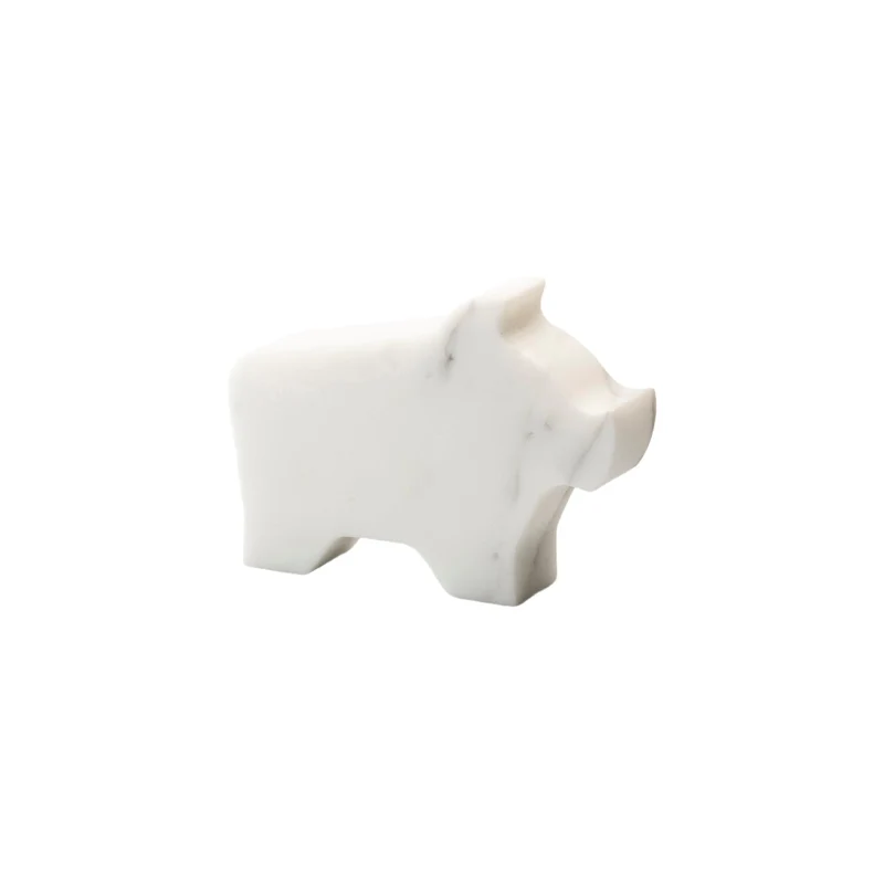 Marble Paperweight MAIALINO PICCOLO by Alessandra Grasso