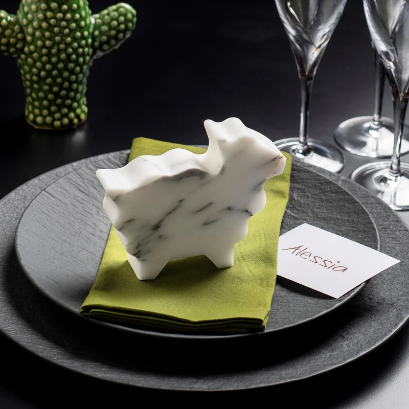 Marble Paperweight PECORELLA GRANDE by Alessandra Grasso
