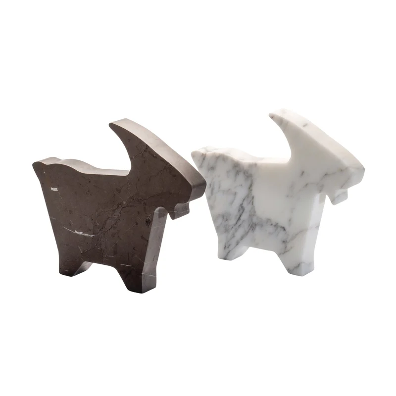 Marble Paperweight CAPRETTA GRANDE by Alessandra Grasso