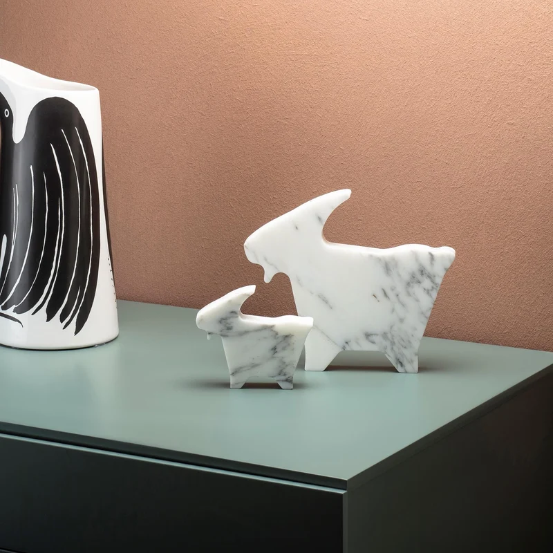 Marble Paperweight CAPRETTA GRANDE by Alessandra Grasso