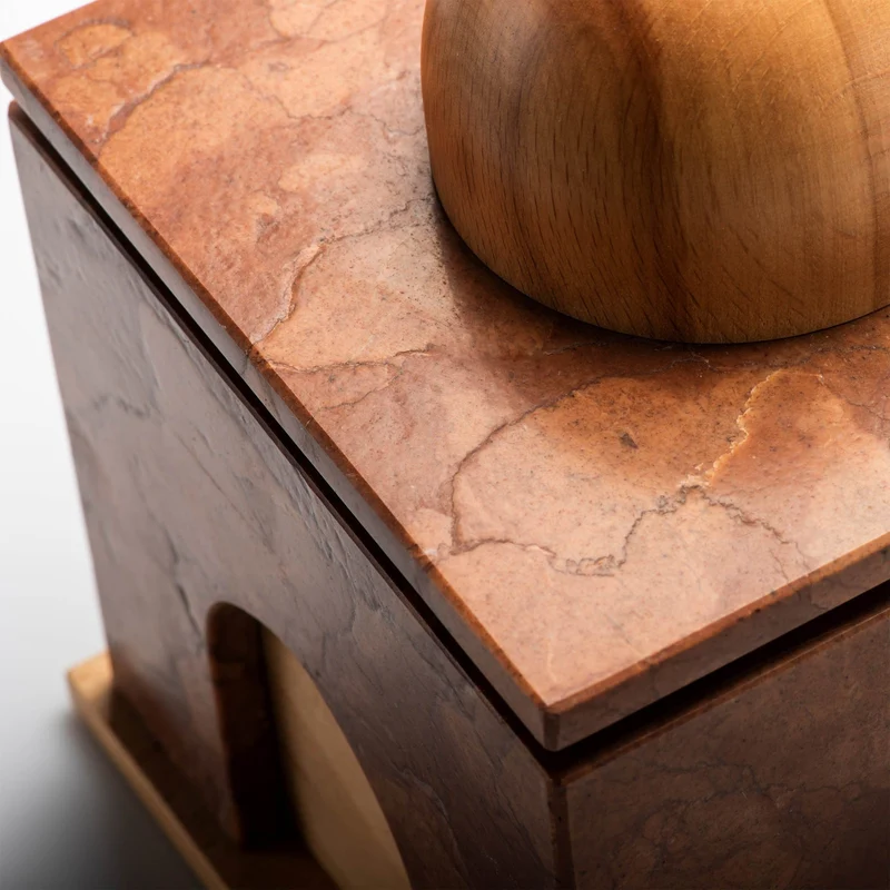 Marble and Wood Box QUBA by Gabriele D'Angelo