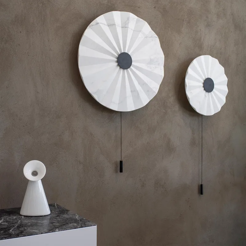 Carrara Marble Wall Lamp ORU by Stella Orlandino