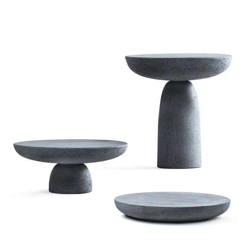 Coffee Table OLO Anthracite by Antonio Facco for Mogg
