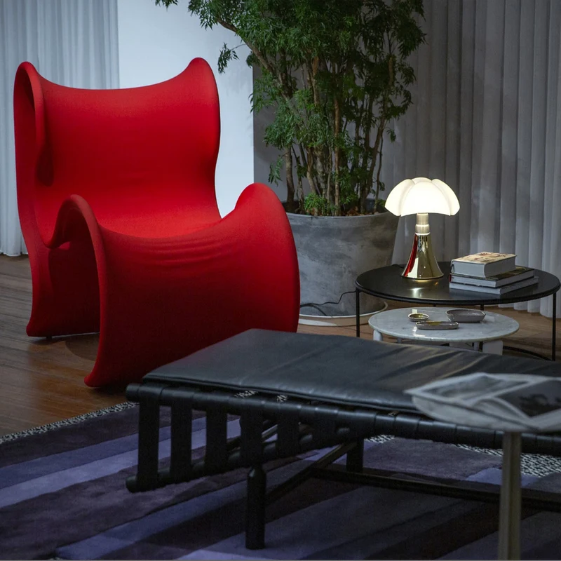 Table LED Lamp PIPISTRELLO MED 50-62 cm by Gae Aulenti for Martinelli Luce