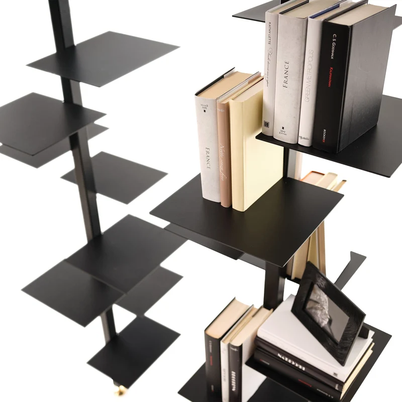 Revolving Bookshelf ADELAIDE METAL by Claudio Bitetti for Mogg