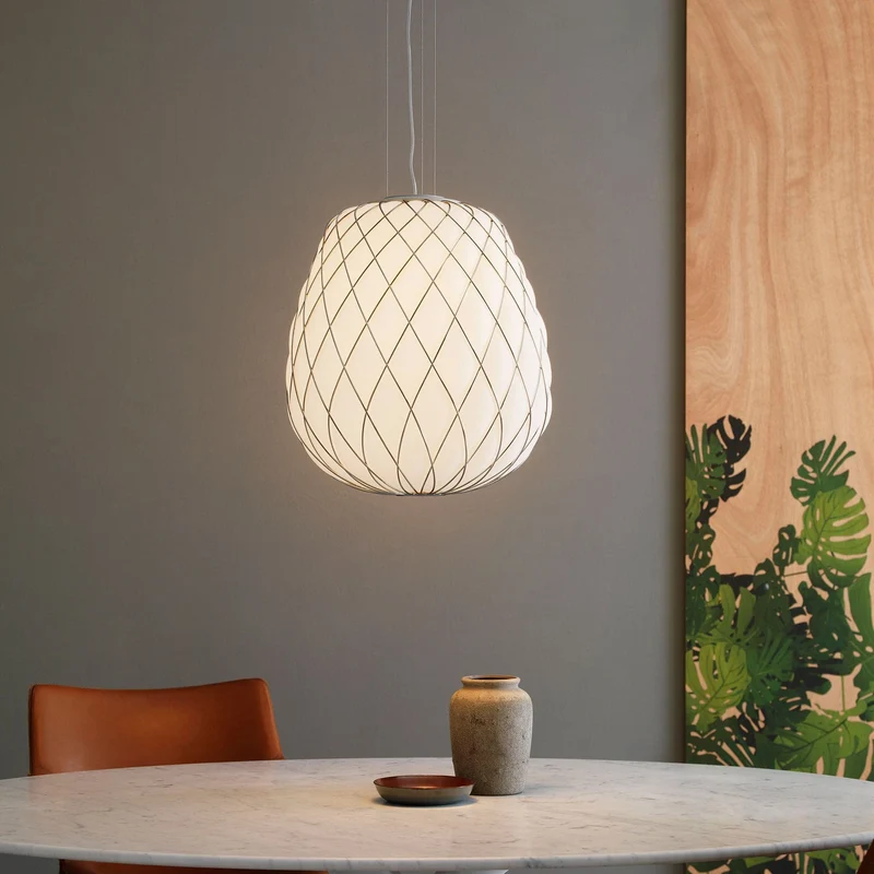 Suspension Lamp PINECONE Large Gold by Paola Navone for FontanaArte