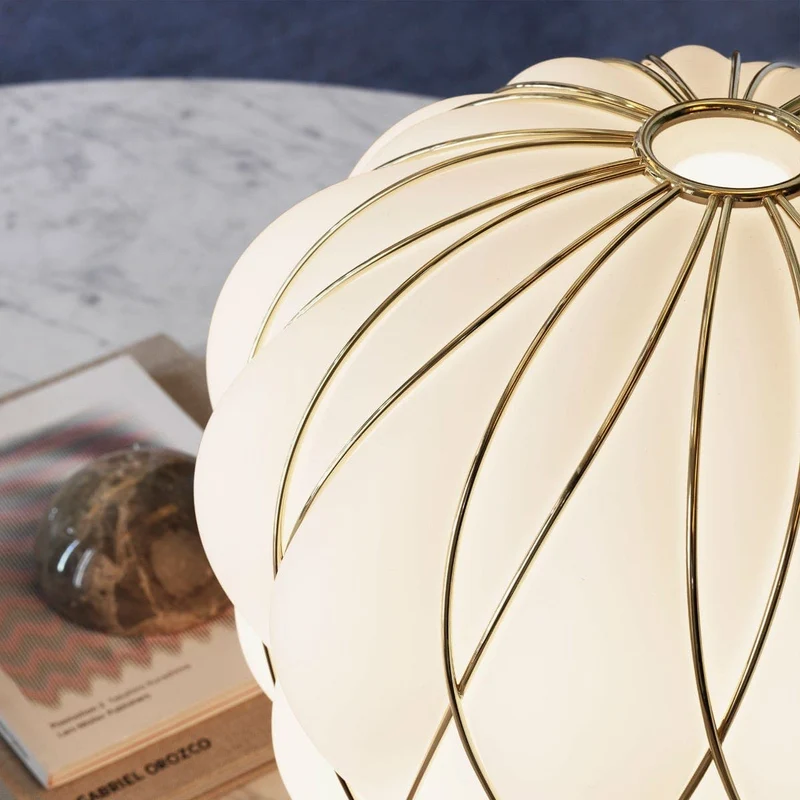 Table Lamp PINECONE Medium Gold by Paola Navone for FontanaArte