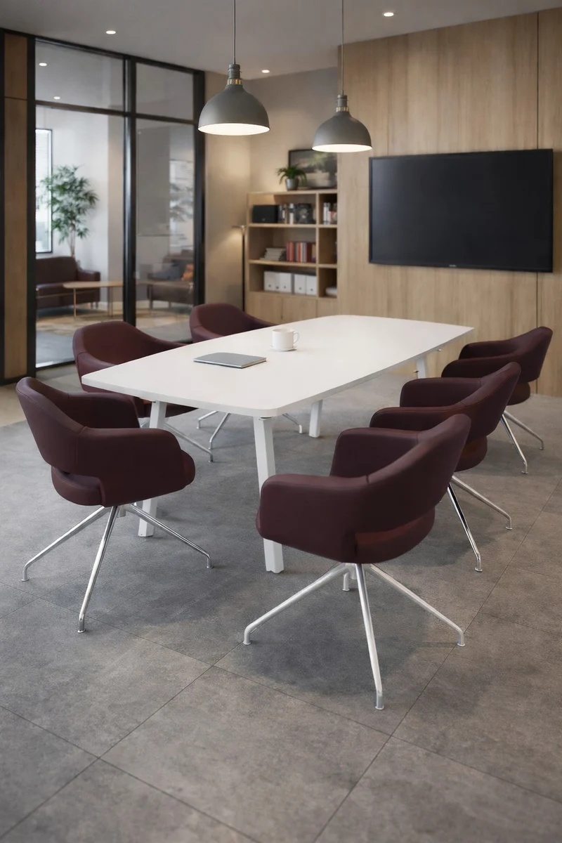 Table de réunion tonneau ATMOSPHERIC 6 personnes