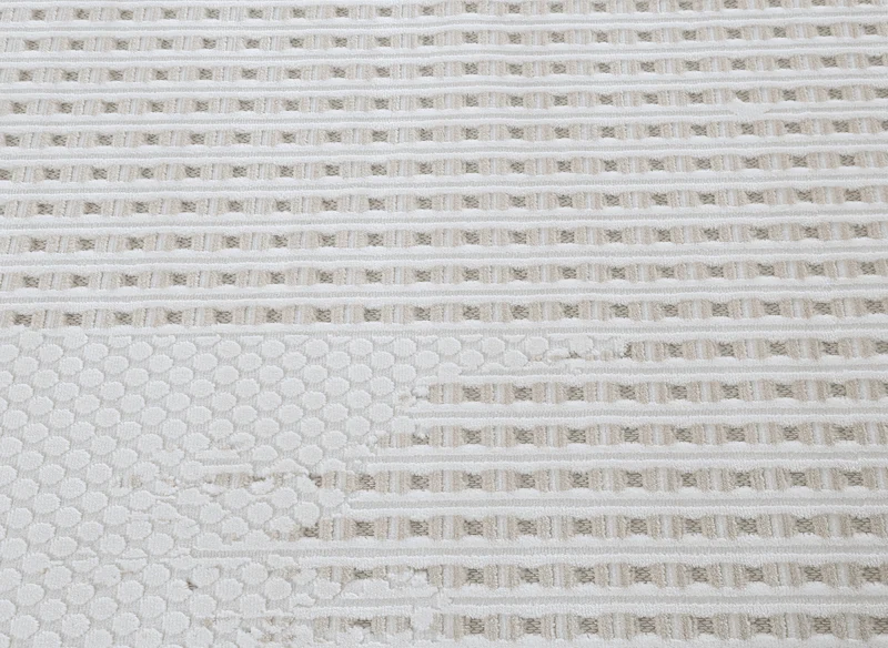 Tapis gris et taupe à motifs graphique 160 x 230 cm SIRMA