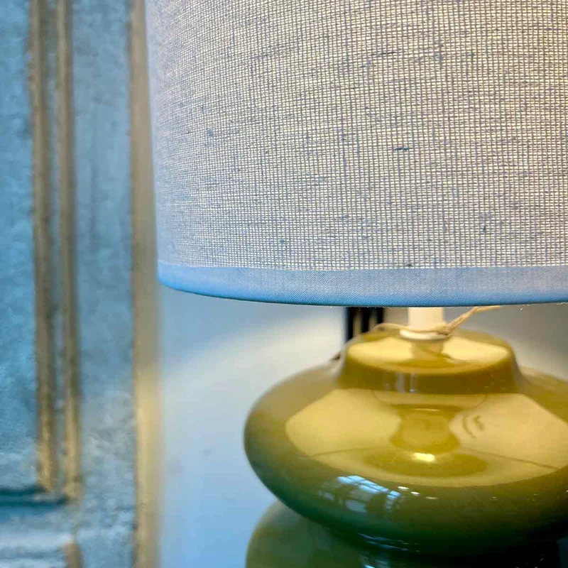 LAMPE À POSER VERTE