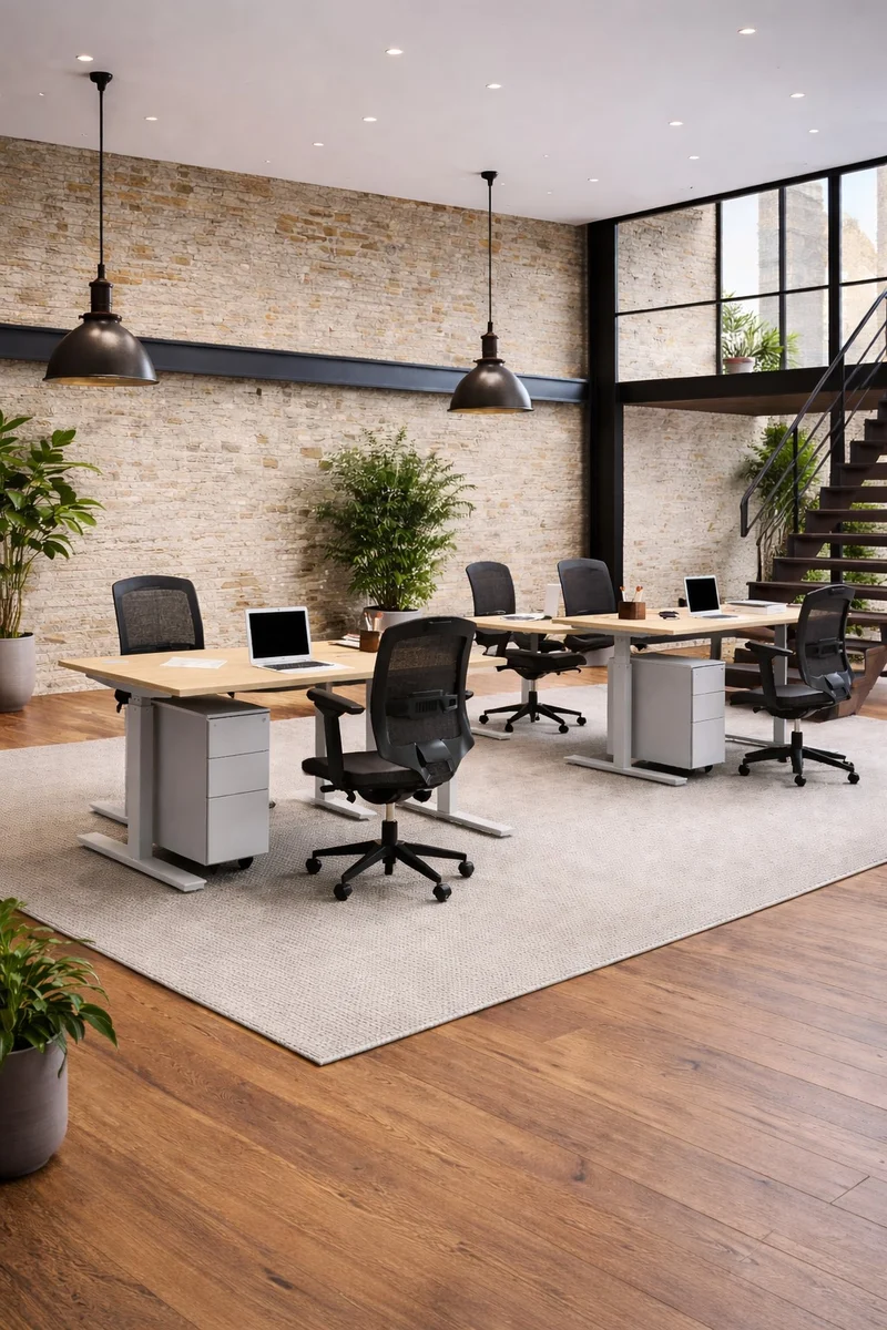 Bureau Assis-Debout Top & Down Double Moteur