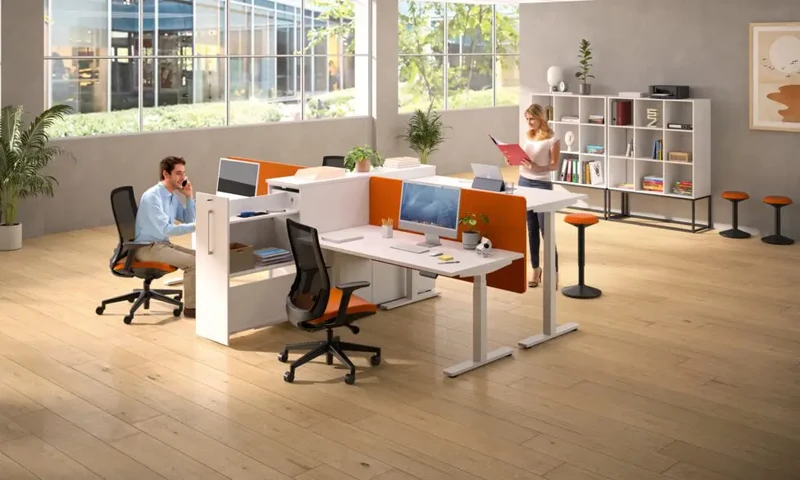 Bureau Assis-Debout Top & Down Double Moteur