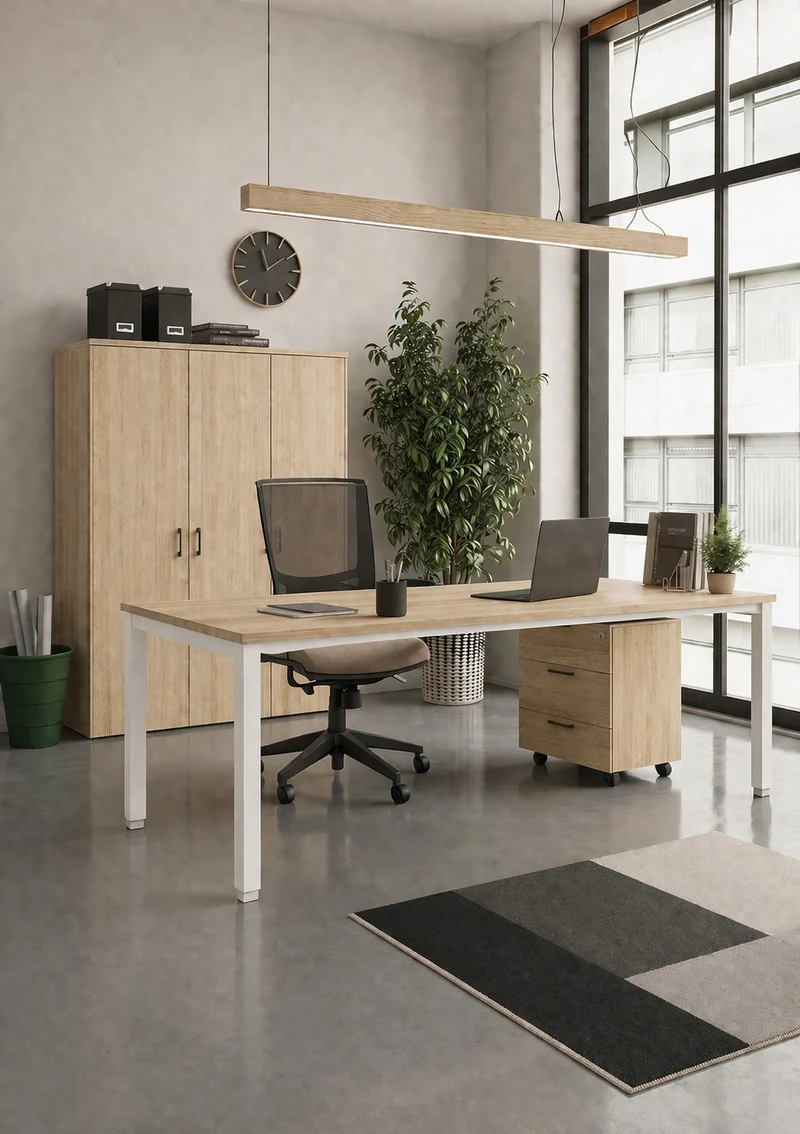 Bureau professionnel individuel Tempo P80 cm