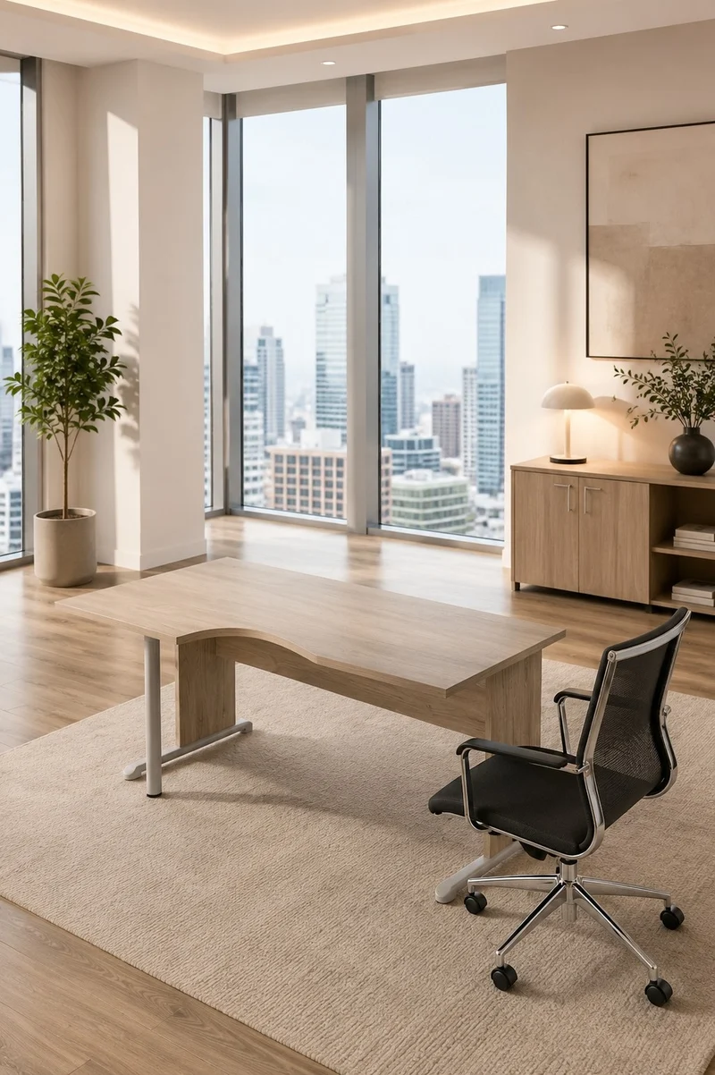Solution de Bureau Compact Budget pieds L