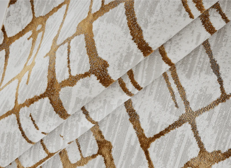 Tapis géométrique taupe et marron 160 x 230 cm LATTICE