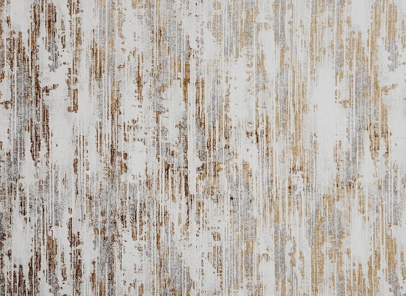 Tapis abstrait beige marron 200 x 290 cm PATINA