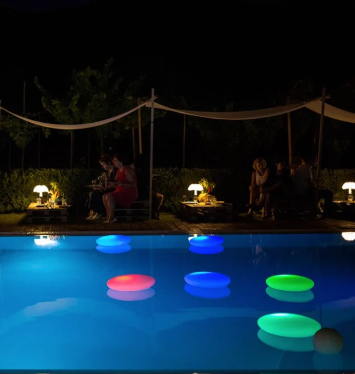 Floating Pool Lamp GLOUGLOU POL by Martinelli Luce