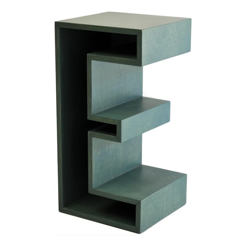 Kids Wood Bookcase MENSOLETTERA by Evolwood